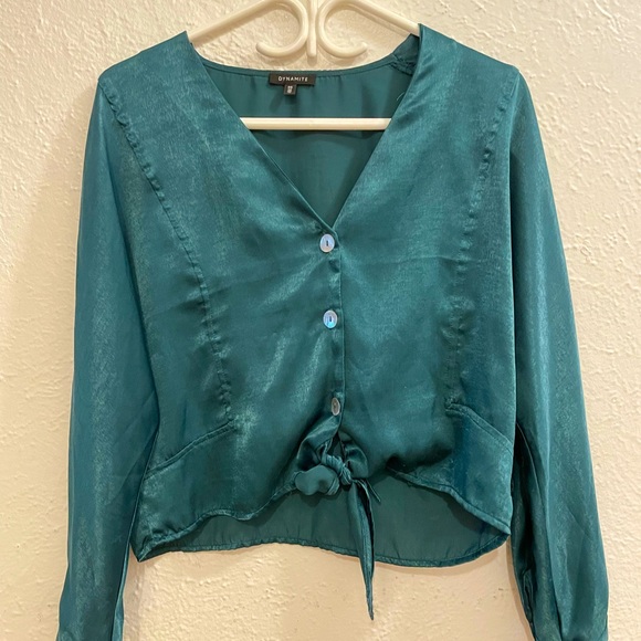 Emerald blouse - Picture 2 of 5